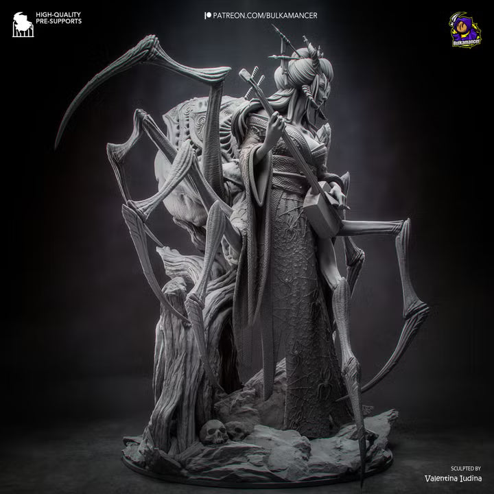 Jorogumo | Japanese Spider Yokai Resin Statue / Garage Kit (Bulkamancer)