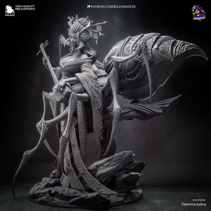 Jorogumo | Japanese Spider Yokai Resin Statue / Garage Kit (Bulkamancer)