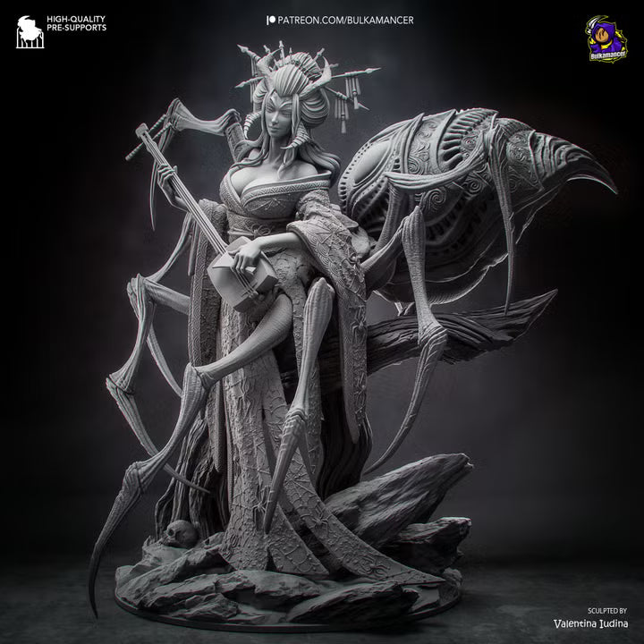 Jorogumo | Japanese Spider Yokai Resin Statue / Garage Kit (Bulkamancer)