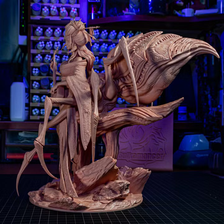 Jorogumo | Japanese Spider Yokai Resin Statue / Garage Kit (Bulkamancer)