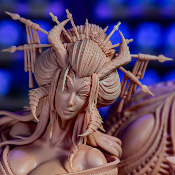 Jorogumo | Japanese Spider Yokai Resin Statue / Garage Kit (Bulkamancer)