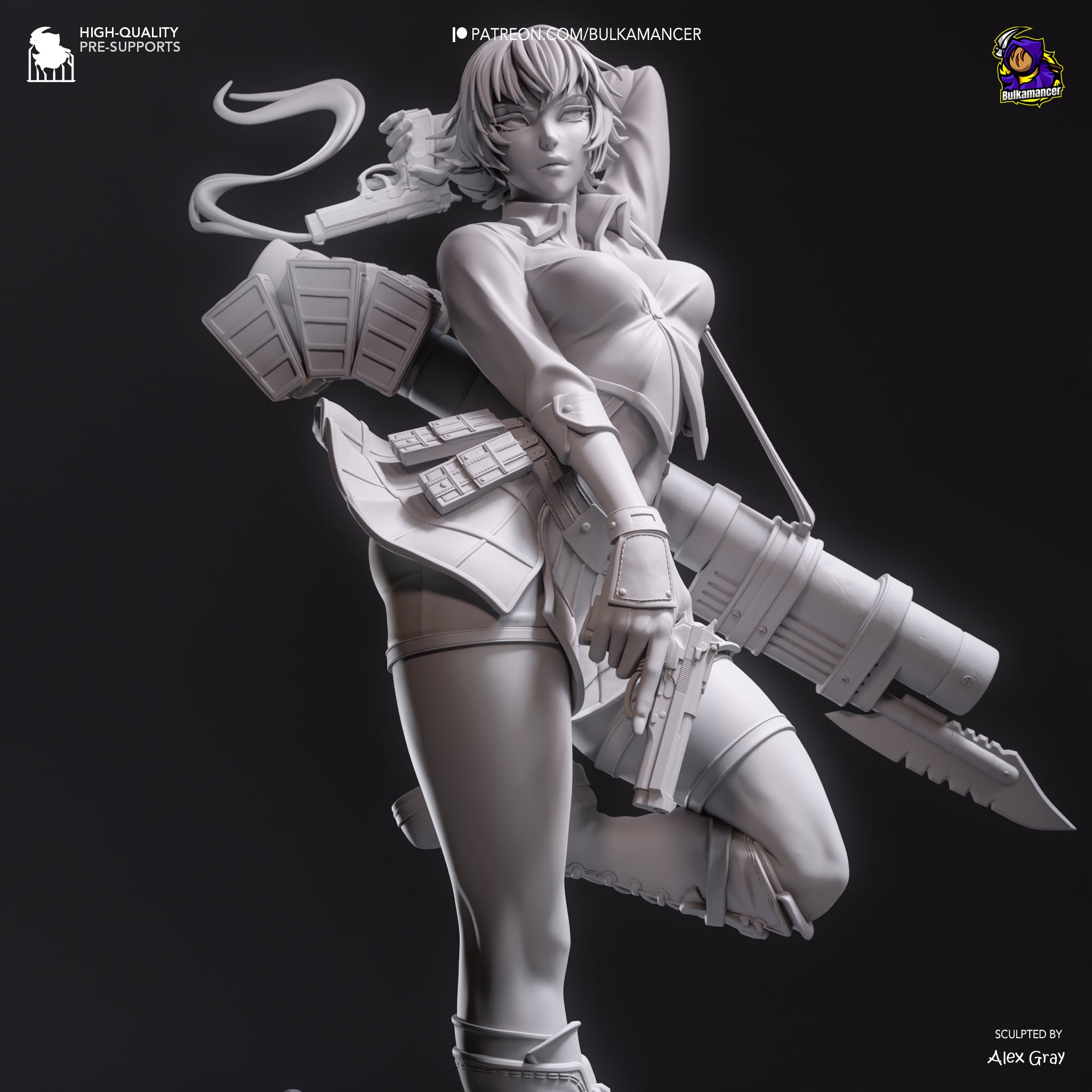 Lady (Devil May Cry) Premium Resin Display Miniature