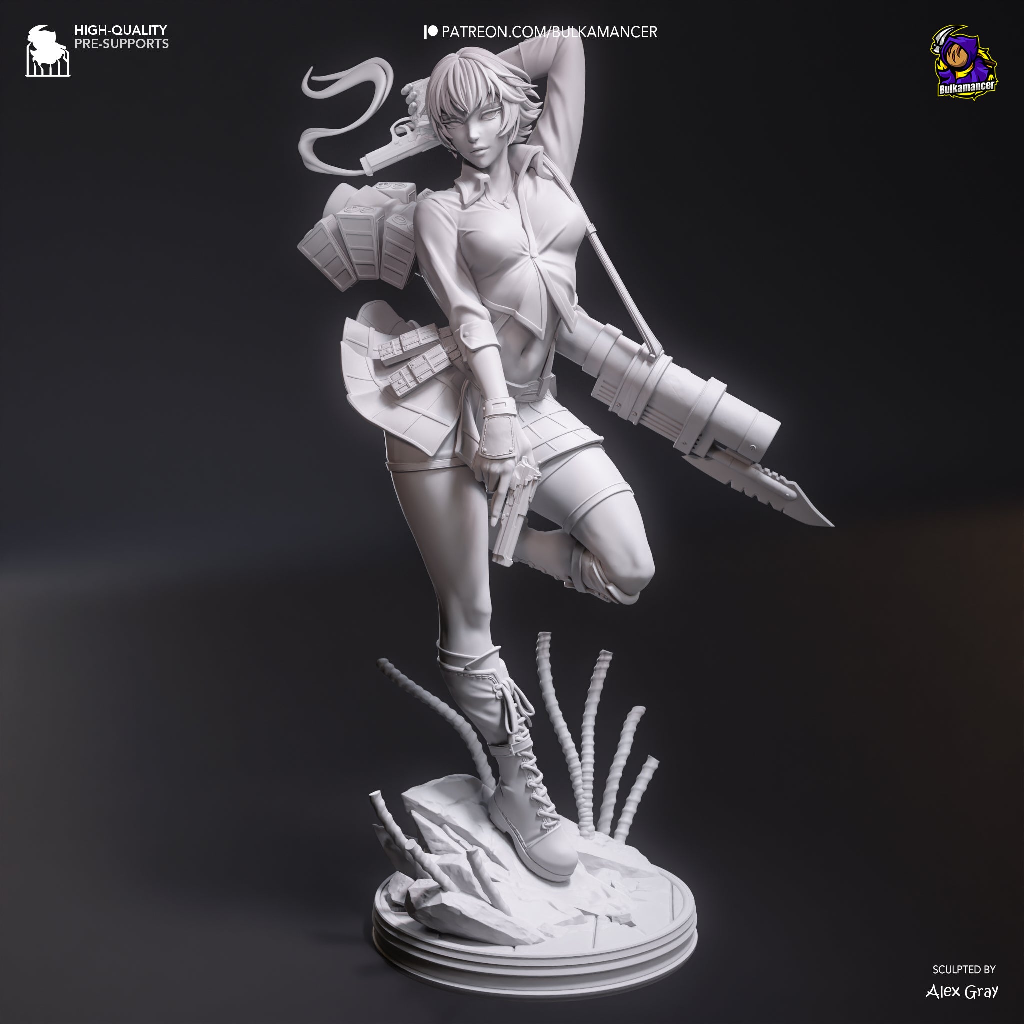 Lady (Devil May Cry) Premium Resin Display Miniature