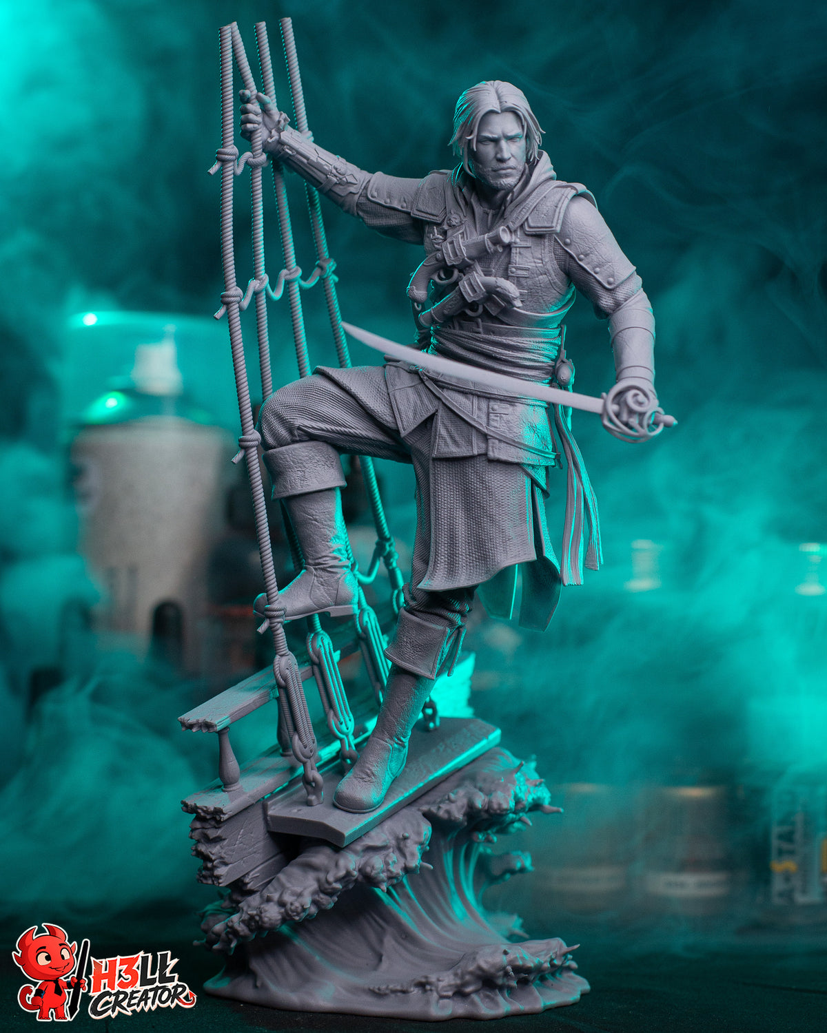 Edward Kenway "Master of the Seas" – 1:10 Scale Assassin Pirate Collector Statue