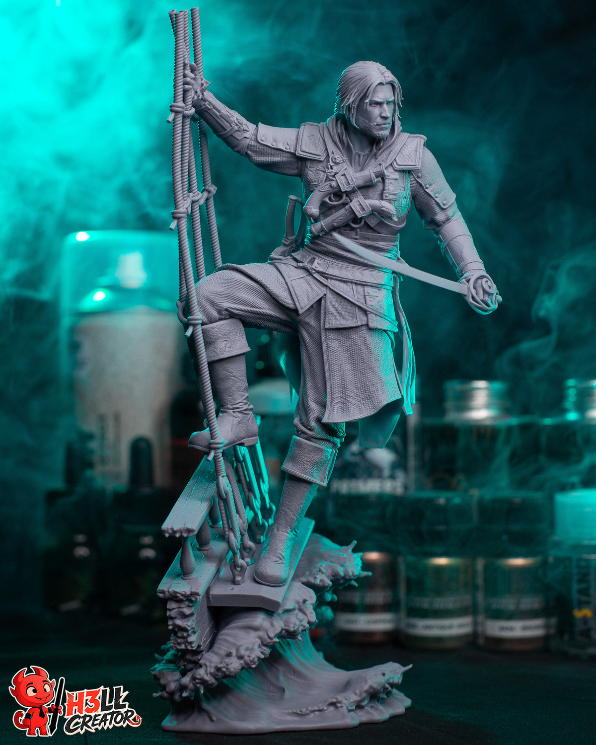 Edward Kenway "Master of the Seas" – 1:10 Scale Assassin Pirate Collector Statue