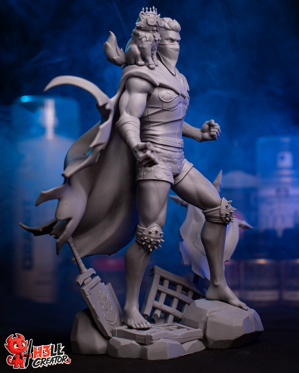 Dungeon Crawler Carl & Princess Donut – 16K Resin Collectibles (Bust & Statue)