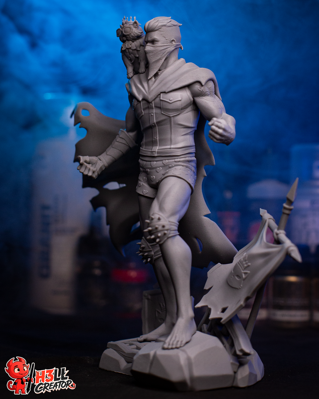 Dungeon Crawler Carl & Princess Donut – 16K Resin Collectibles (Bust & Statue)