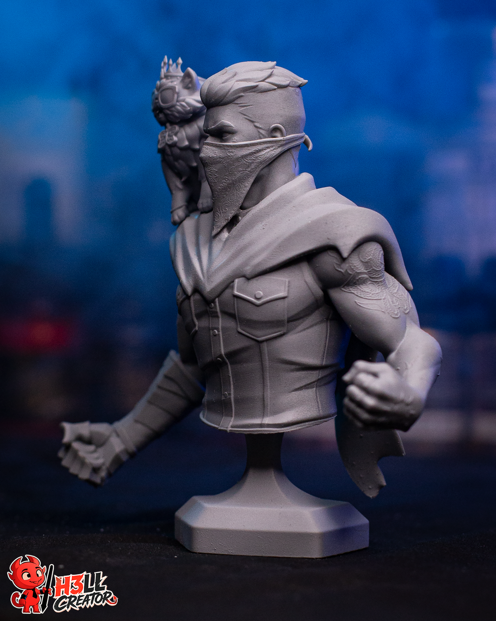 Dungeon Crawler Carl & Princess Donut – 16K Resin Collectibles (Bust & Statue)