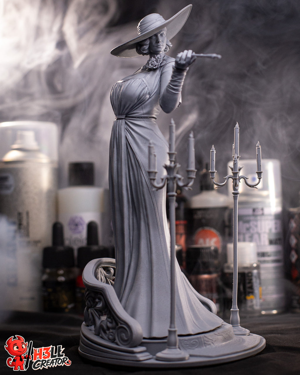 Lady Dimitrescu "Mistress of Castle Dimitrescu" – 1:12 Scale Resident Collector Statue