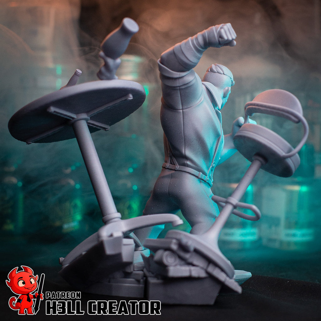 "Punch Up" Tavern Brawler Statue & Busts