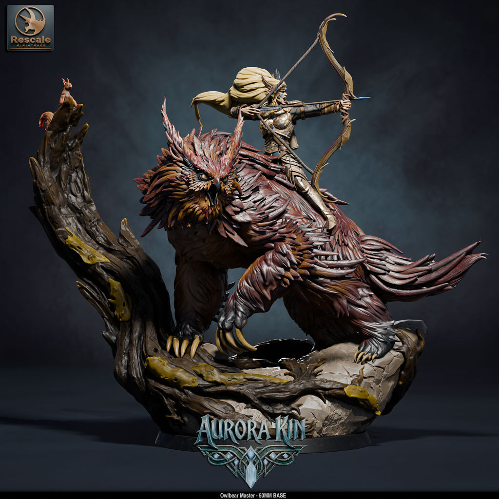 Owlbear Master (Aurora Kin) by Rescale Miniatures
