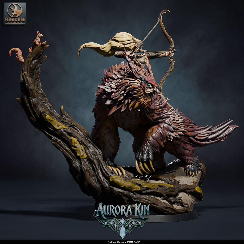 Owlbear Master (Aurora Kin) by Rescale Miniatures