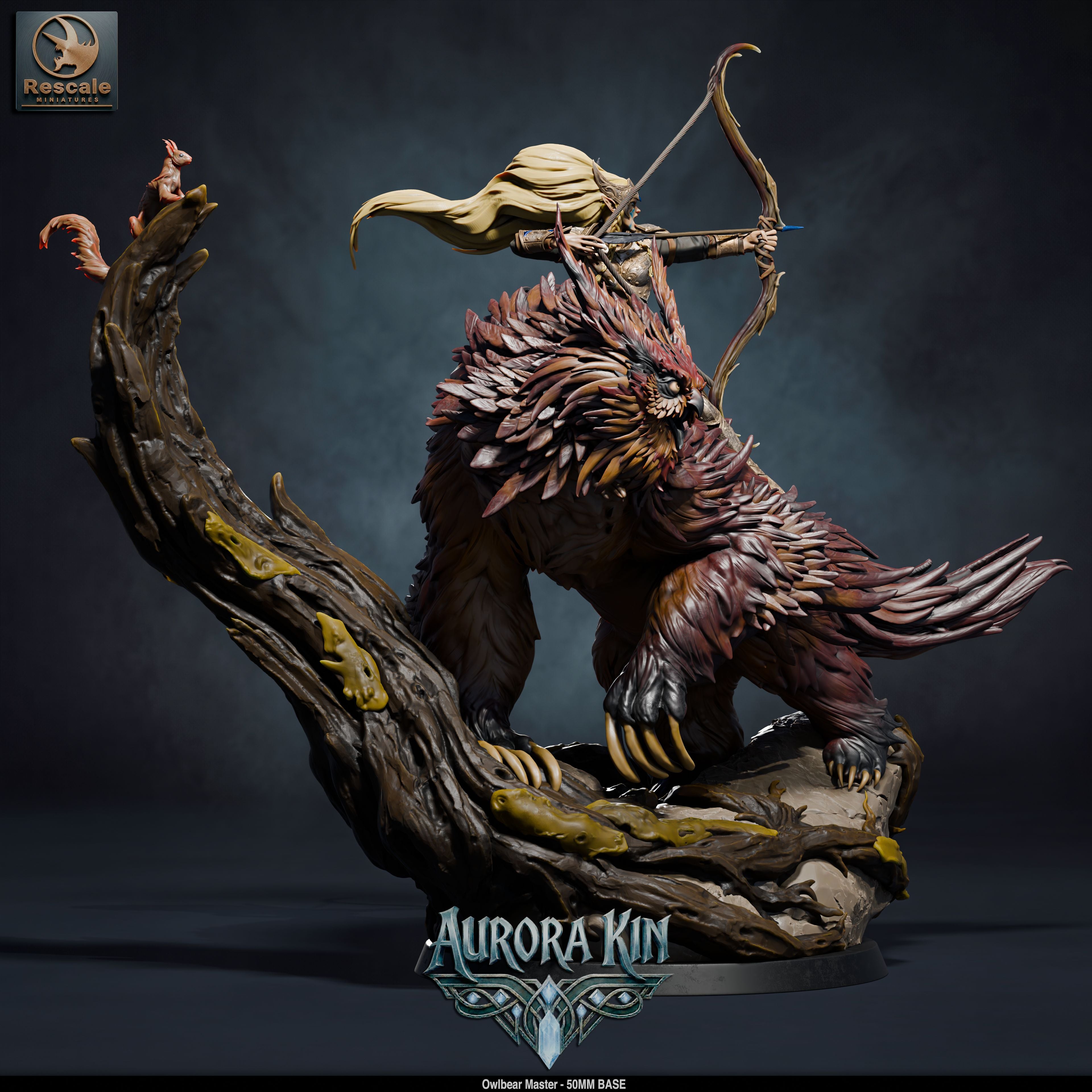 Owlbear Master (Aurora Kin) by Rescale Miniatures