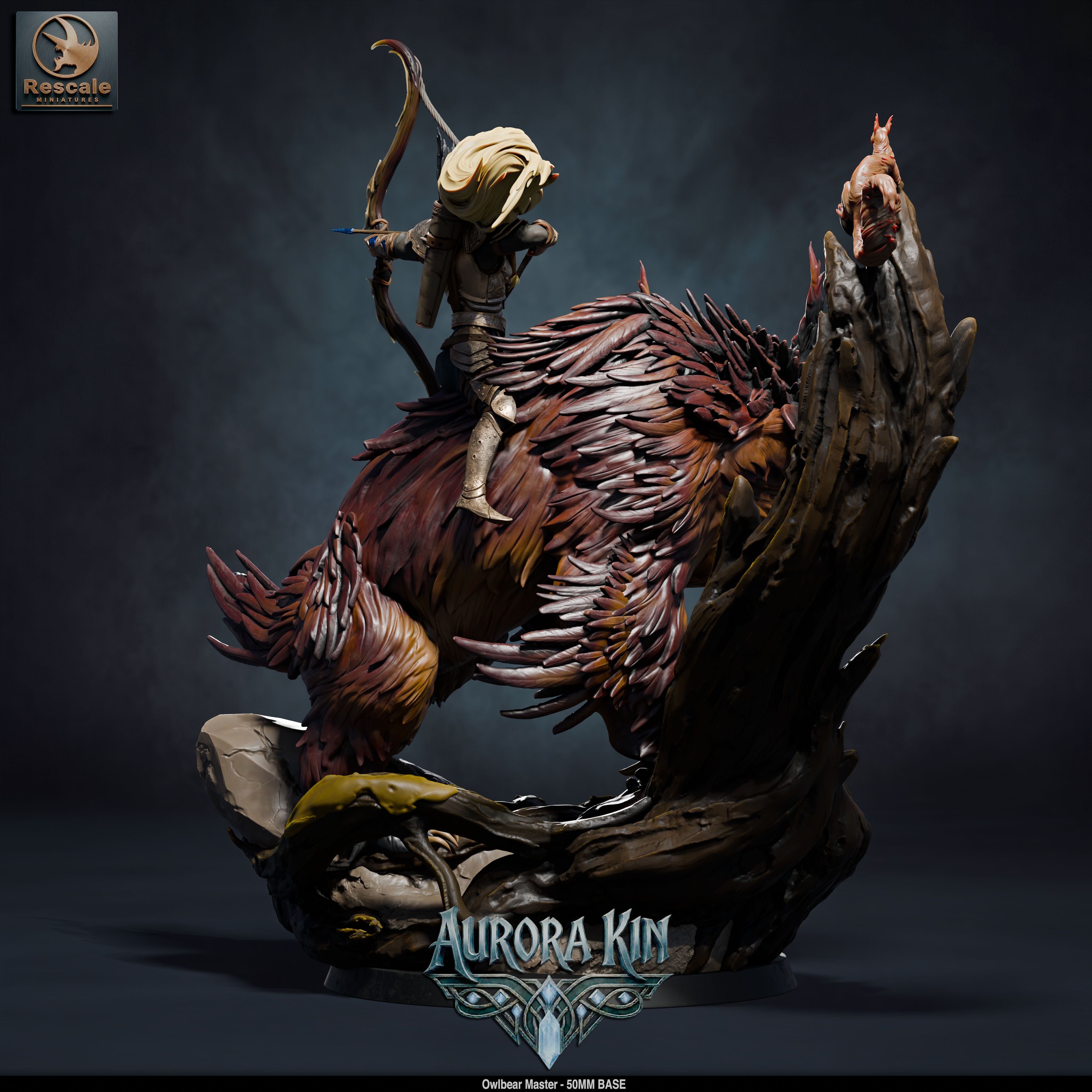 Owlbear Master (Aurora Kin) by Rescale Miniatures