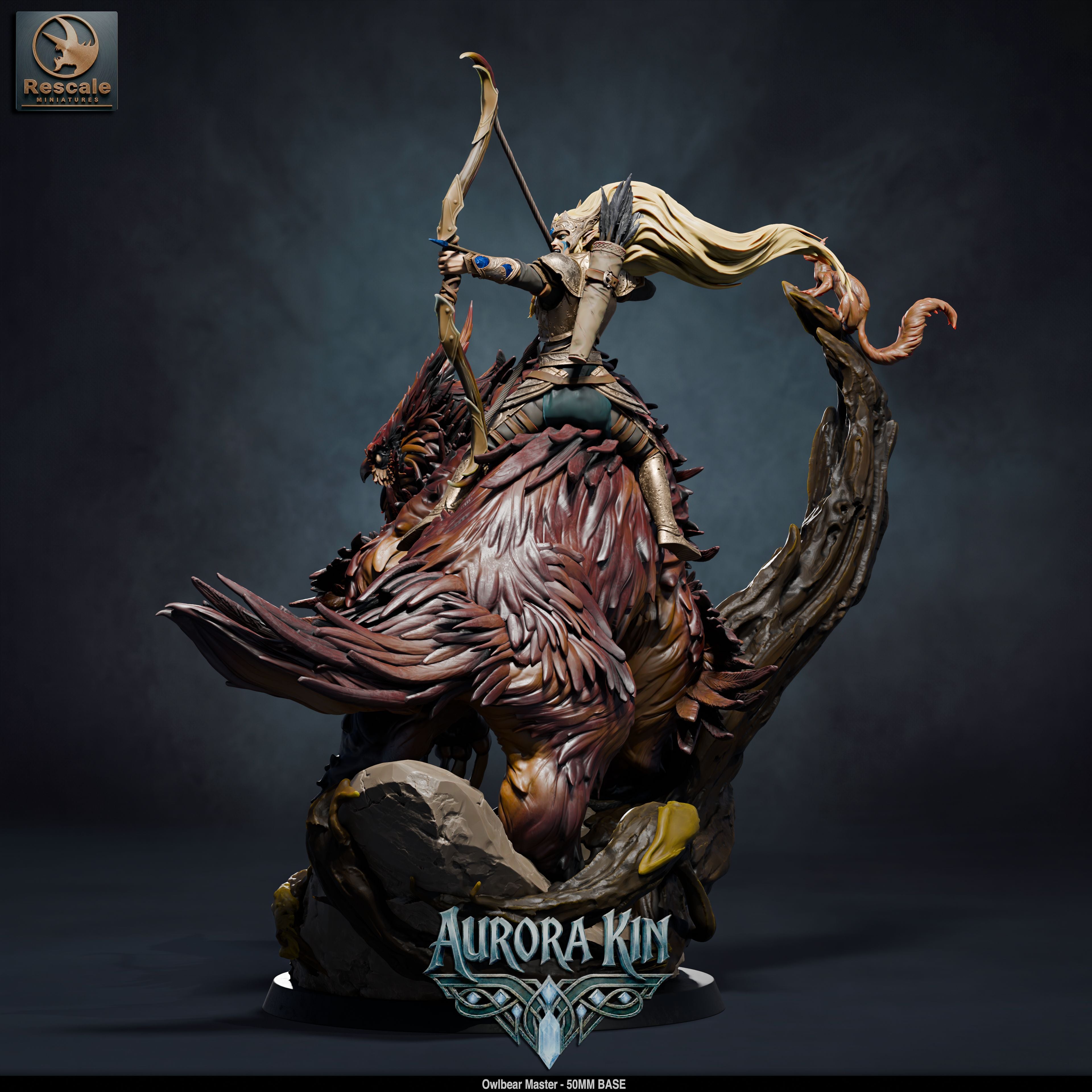 Owlbear Master (Aurora Kin) by Rescale Miniatures
