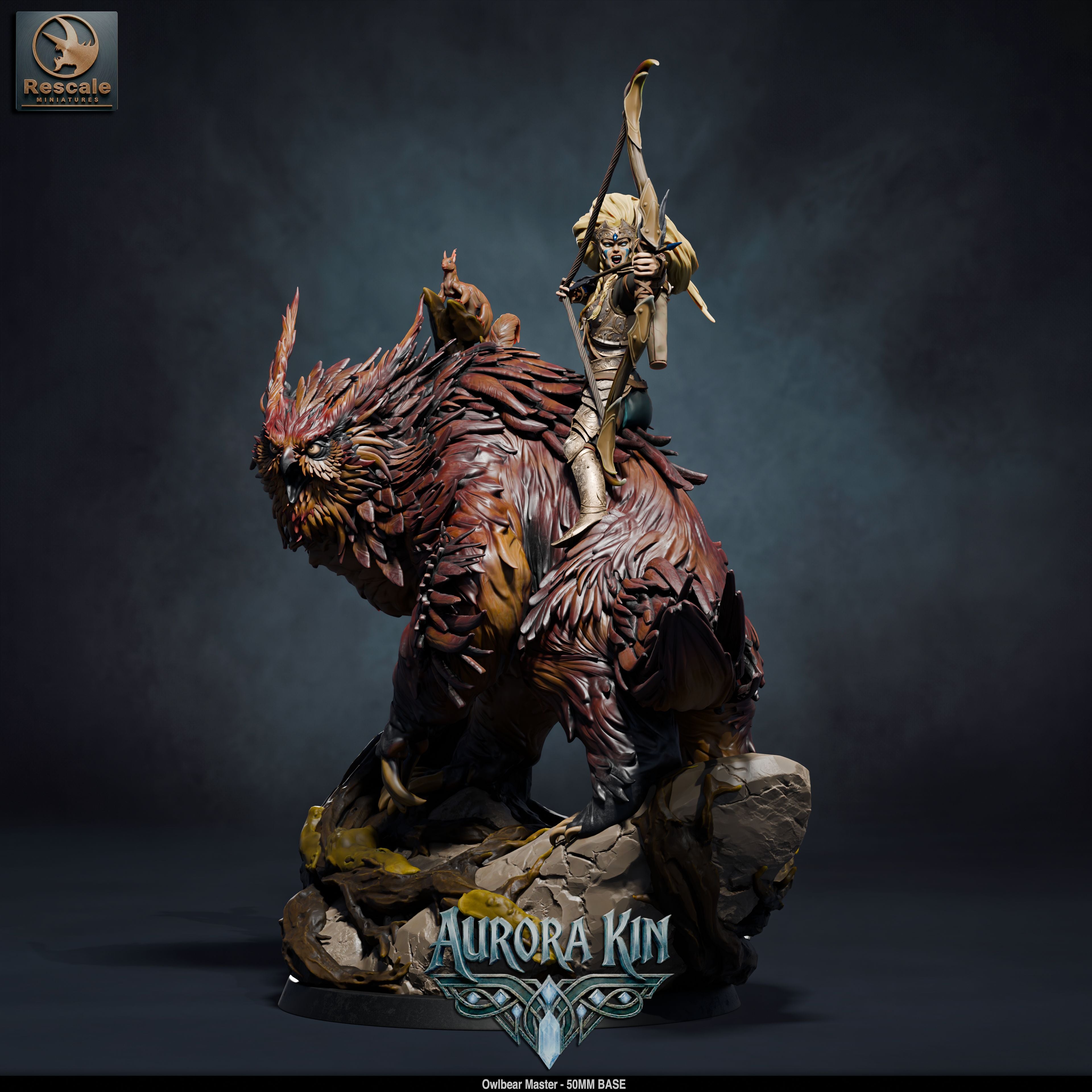 Owlbear Master (Aurora Kin) by Rescale Miniatures