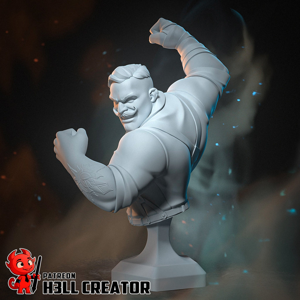 "Punch Up" Tavern Brawler Statue & Busts