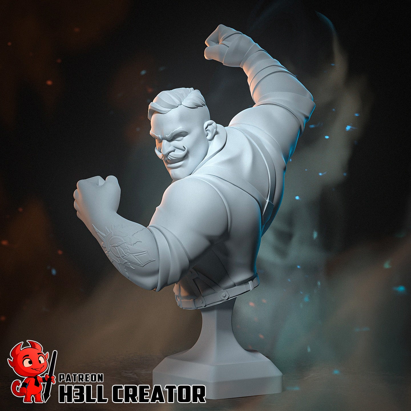 "Punch Up" Tavern Brawler Statue & Busts