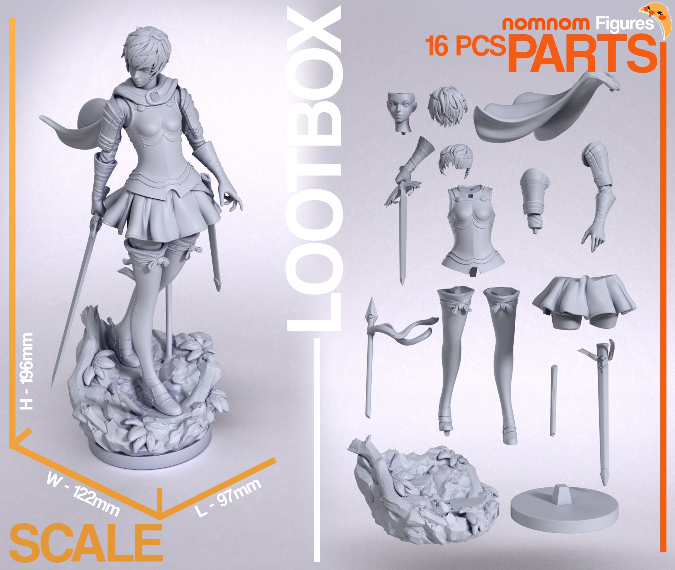 Casca Premium Resin Statue | Berserk Fan Collection | Collector's Display Figure
