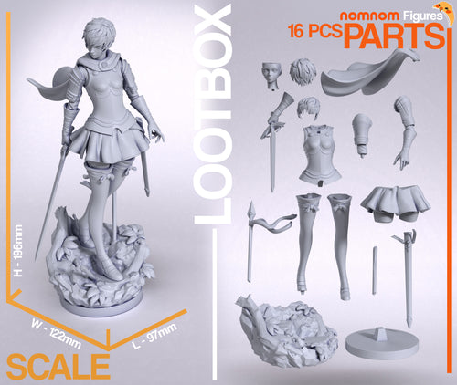Casca Premium Resin Statue | Berserk Fan Collection | Collector's Display Figure