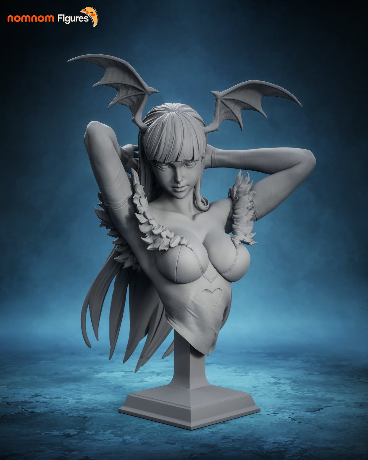 Morrigan Aensland Collectible - 1:10 Scale Figure & Bust by Nomnom Figures