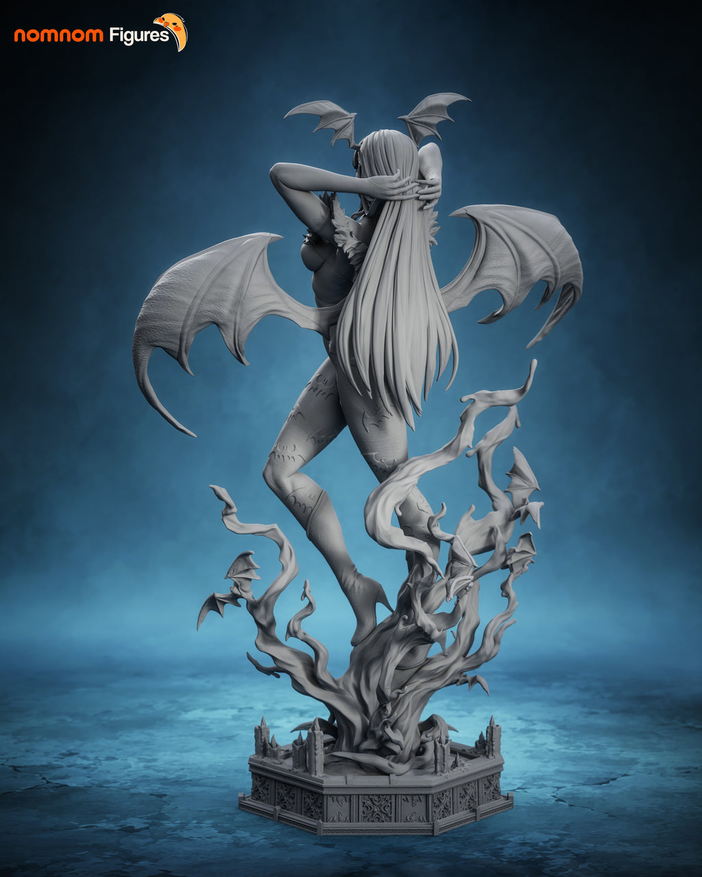 Morrigan Aensland Collectible - 1:10 Scale Figure & Bust by Nomnom Figures