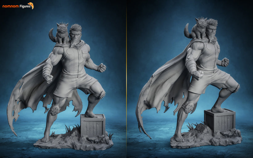 Dungeon Crawler Carl & Princess Donut Collectible Statue – Nomnom Figures