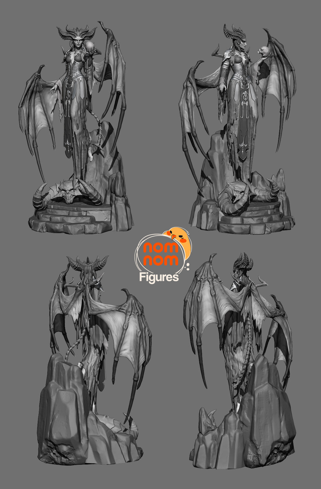 Lilith Mother of Sanctuary Statue | 3D Printed Collectible