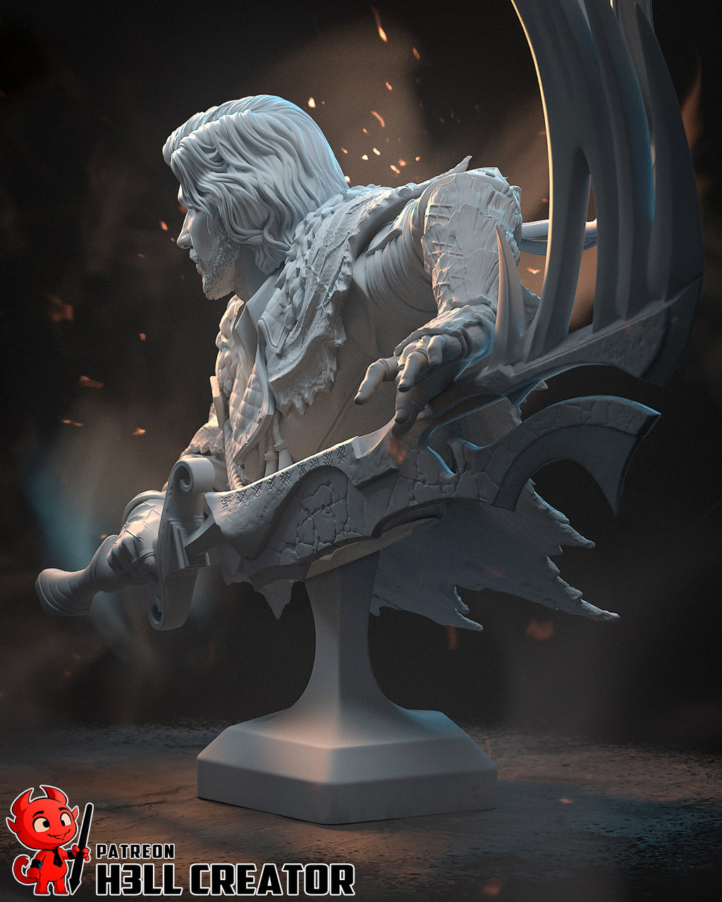 Verso - Resin Statue & Bust (H3LL Creator)