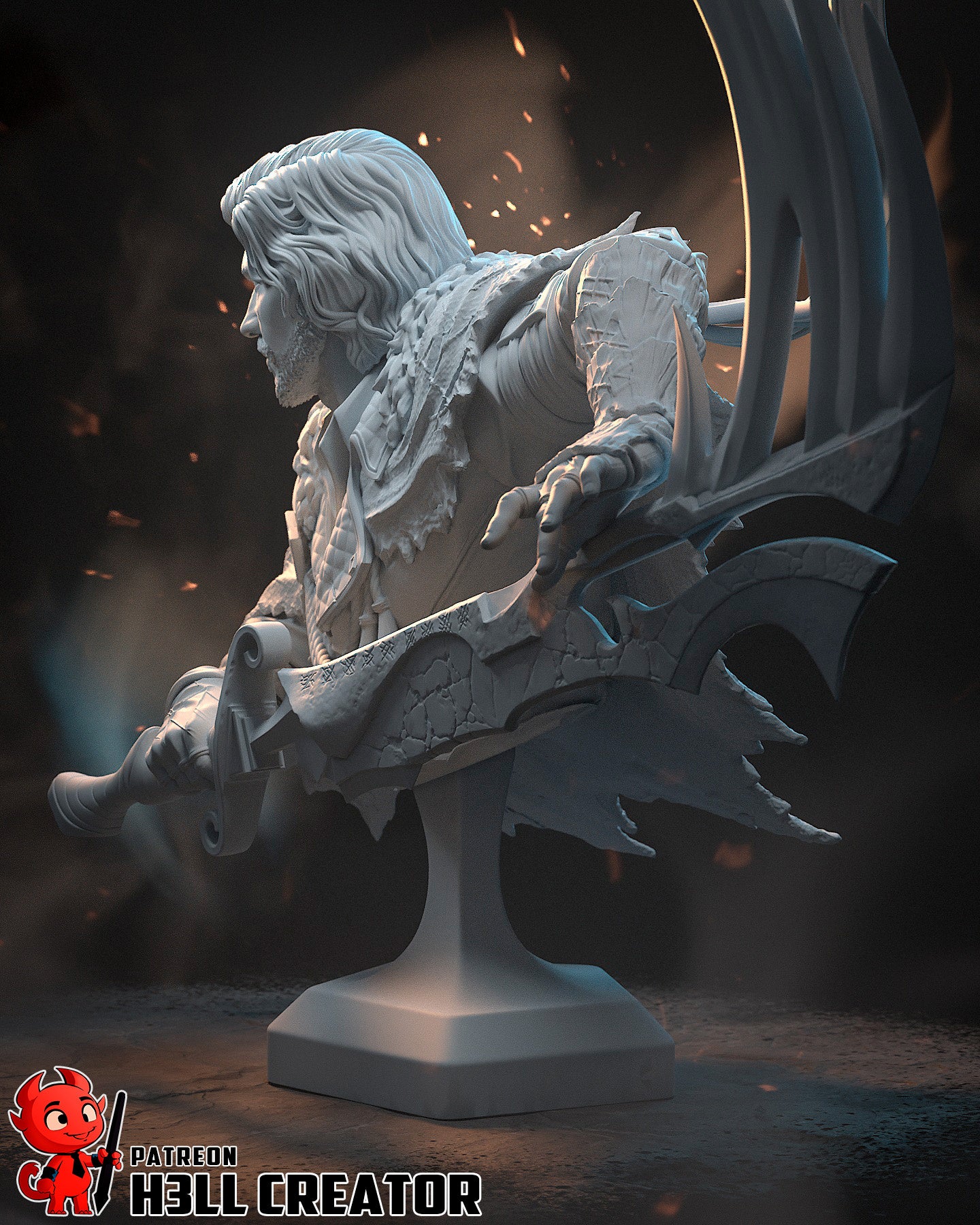 Verso - Resin Statue & Bust (H3LL Creator)