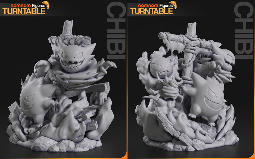 Haunted Ship Ghost Evolution Miniature Diorama – High-Detail Resin Printed Collectible