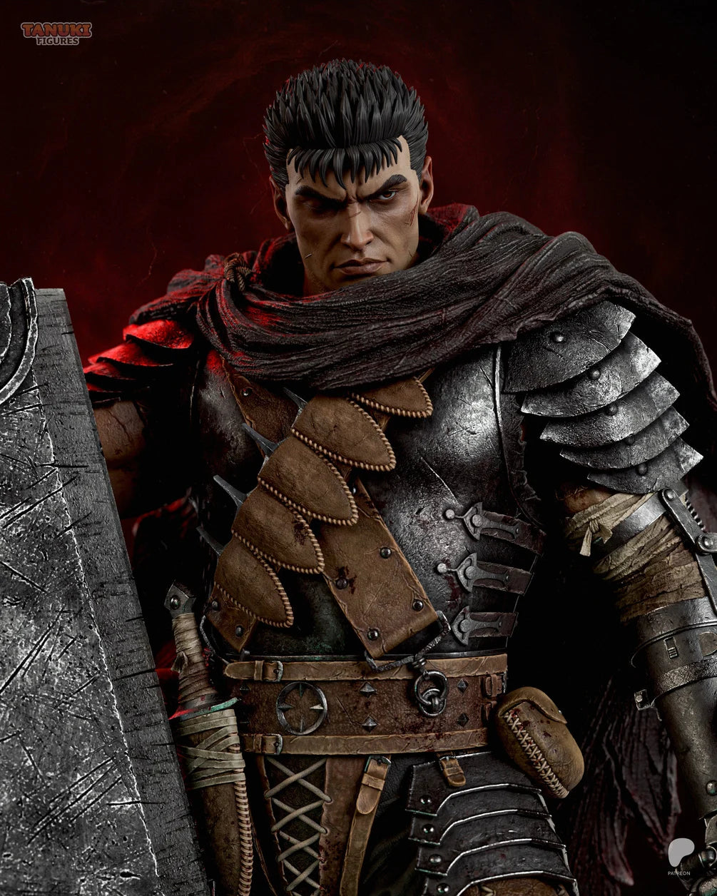 Guts "The Black Swordsman" Custom Resin Statue – High-Detail Collectible Figure
