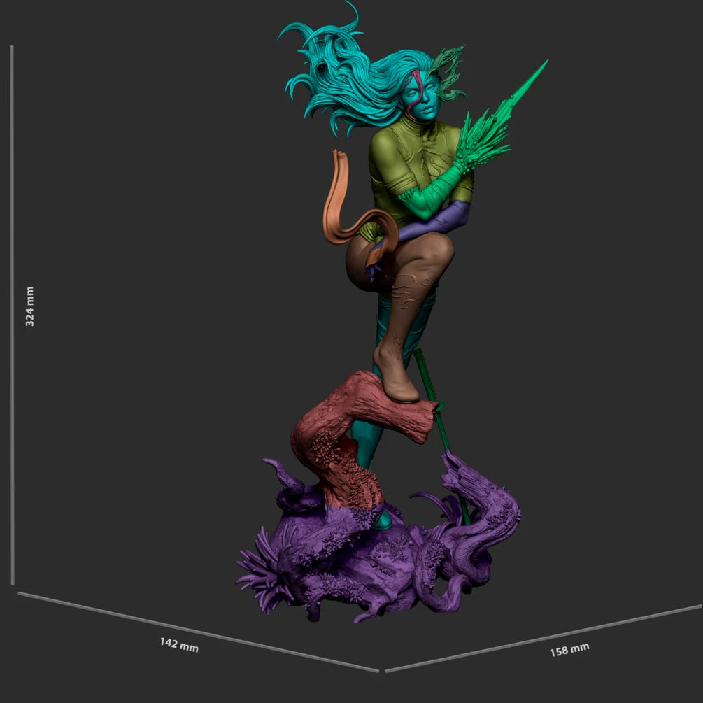 Savage Lands Psylocke – Premium Resin Statue / Garage Kit (1/9 & 1/6 Scale) | CA 3D