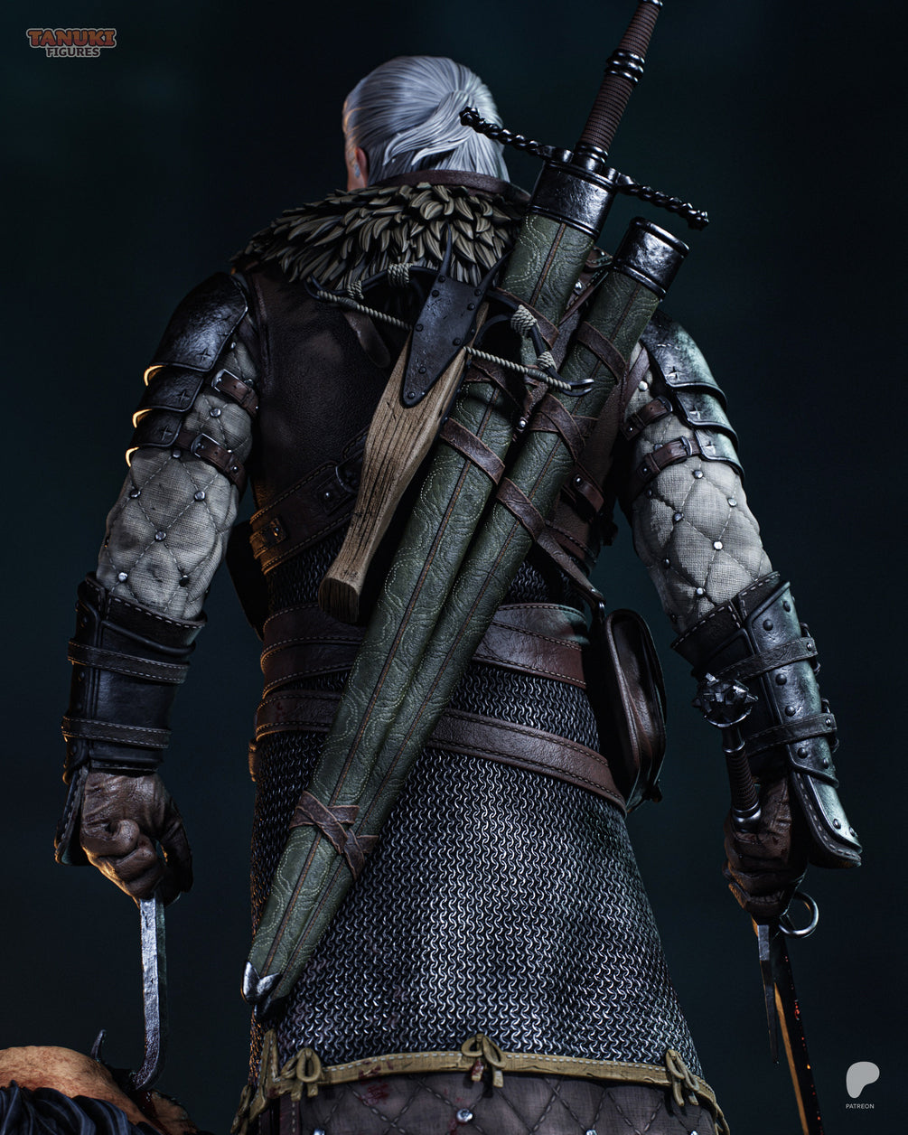 Geralt of Rivia The Witcher Statue- 1/6 Scale Collectible by Tanuki Figures