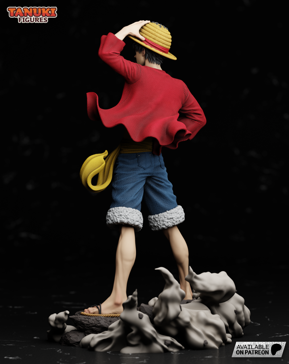 Monkey D. Luffy Custom Resin Statue – High-Detail Collectible Figure