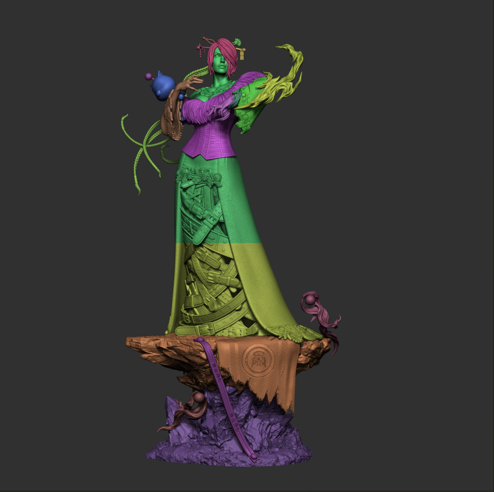 Lulu Statue by Bulkamancer | 3D Printed Resin Figurine – Billy Bones Emporium