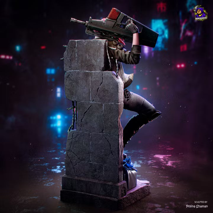 Female V the Blaze of Glory | Cyberpunk Street Mercenary Resin Statue / Garage Kit (Bulkamancer)