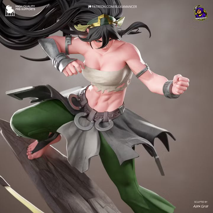 Blind Geomancer Earthbending Heroine Resin Statue | Bulkamancer Garage Kit
