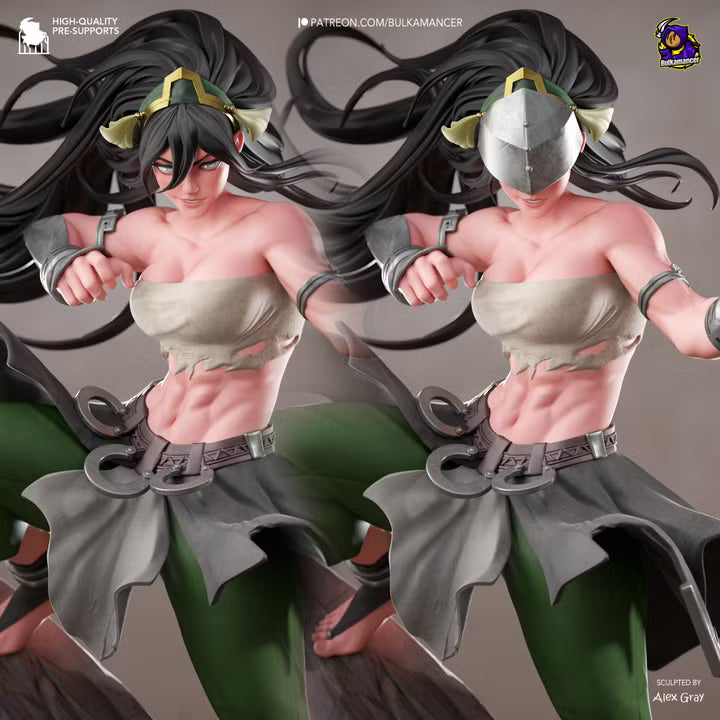 Blind Geomancer Earthbending Heroine Resin Statue | Bulkamancer Garage Kit