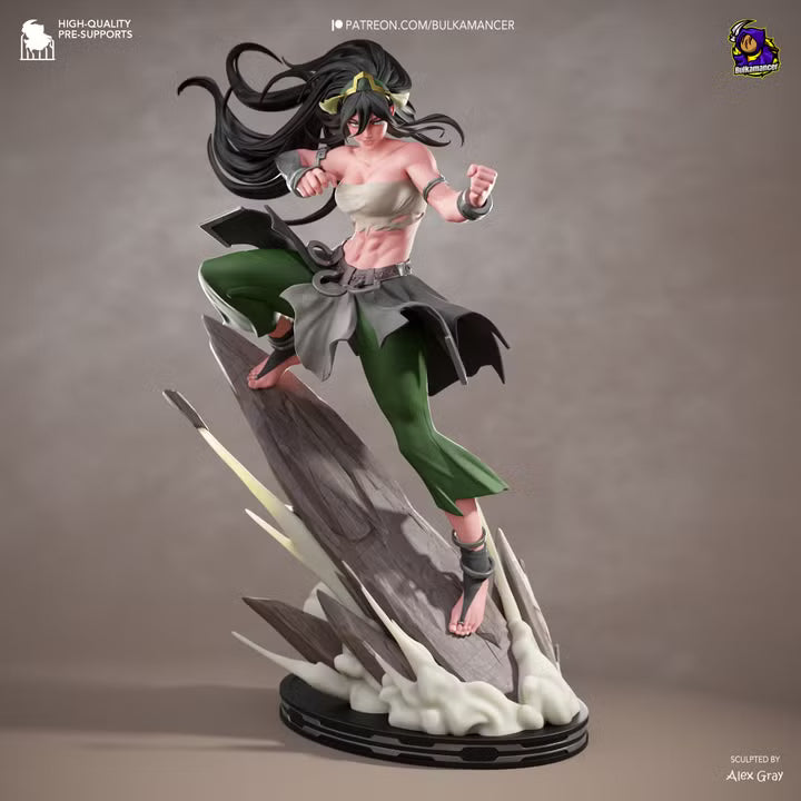 Blind Geomancer Earthbending Heroine Resin Statue | Bulkamancer Garage Kit