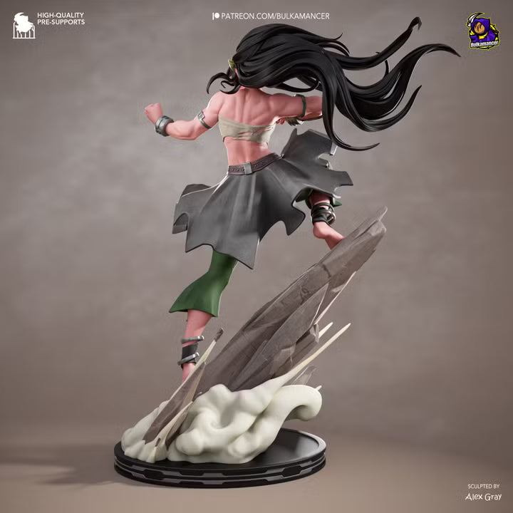 Blind Geomancer Earthbending Heroine Resin Statue | Bulkamancer Garage Kit