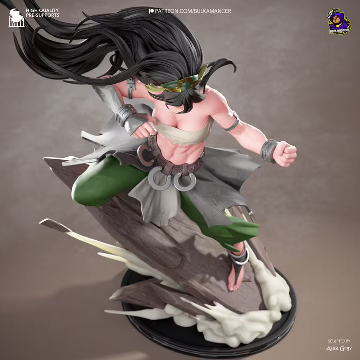 Blind Geomancer Earthbending Heroine Resin Statue | Bulkamancer Garage Kit