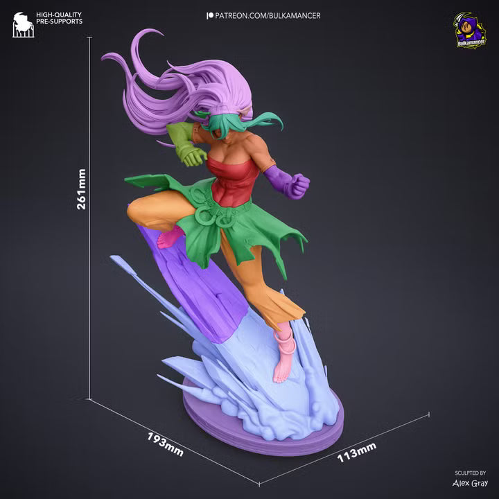 Blind Geomancer Earthbending Heroine Resin Statue | Bulkamancer Garage Kit