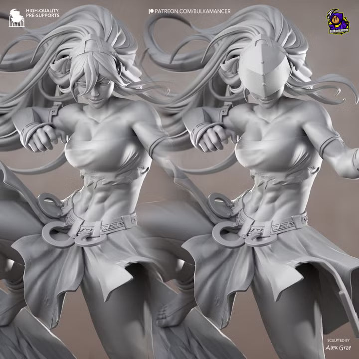Blind Geomancer Earthbending Heroine Resin Statue | Bulkamancer Garage Kit