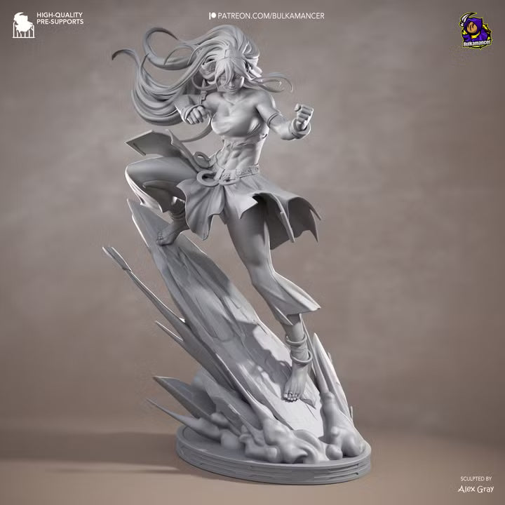 Blind Geomancer Earthbending Heroine Resin Statue | Bulkamancer Garage Kit