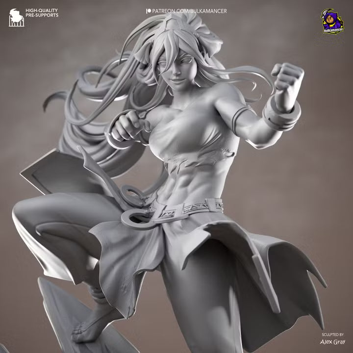 Blind Geomancer Earthbending Heroine Resin Statue | Bulkamancer Garage Kit