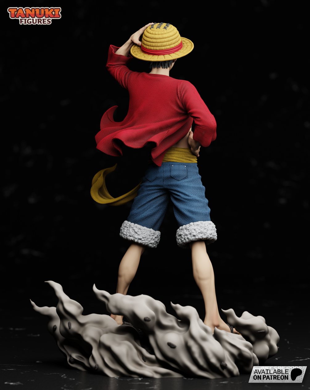 Monkey D. Luffy Custom Resin Statue – High-Detail Collectible Figure