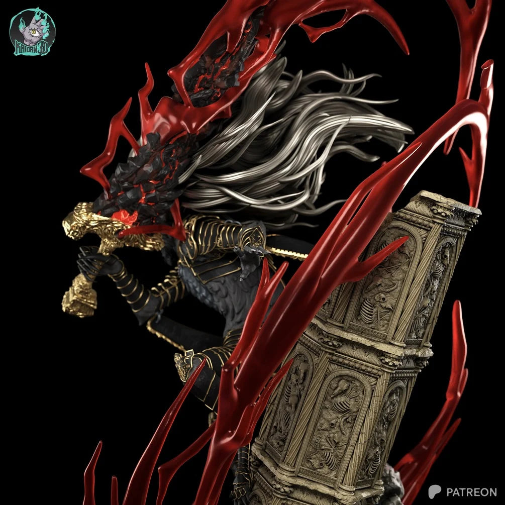 Dark Fantasy Wolf Knight Statue - Collectible Figurine | Billy Bones Emporium