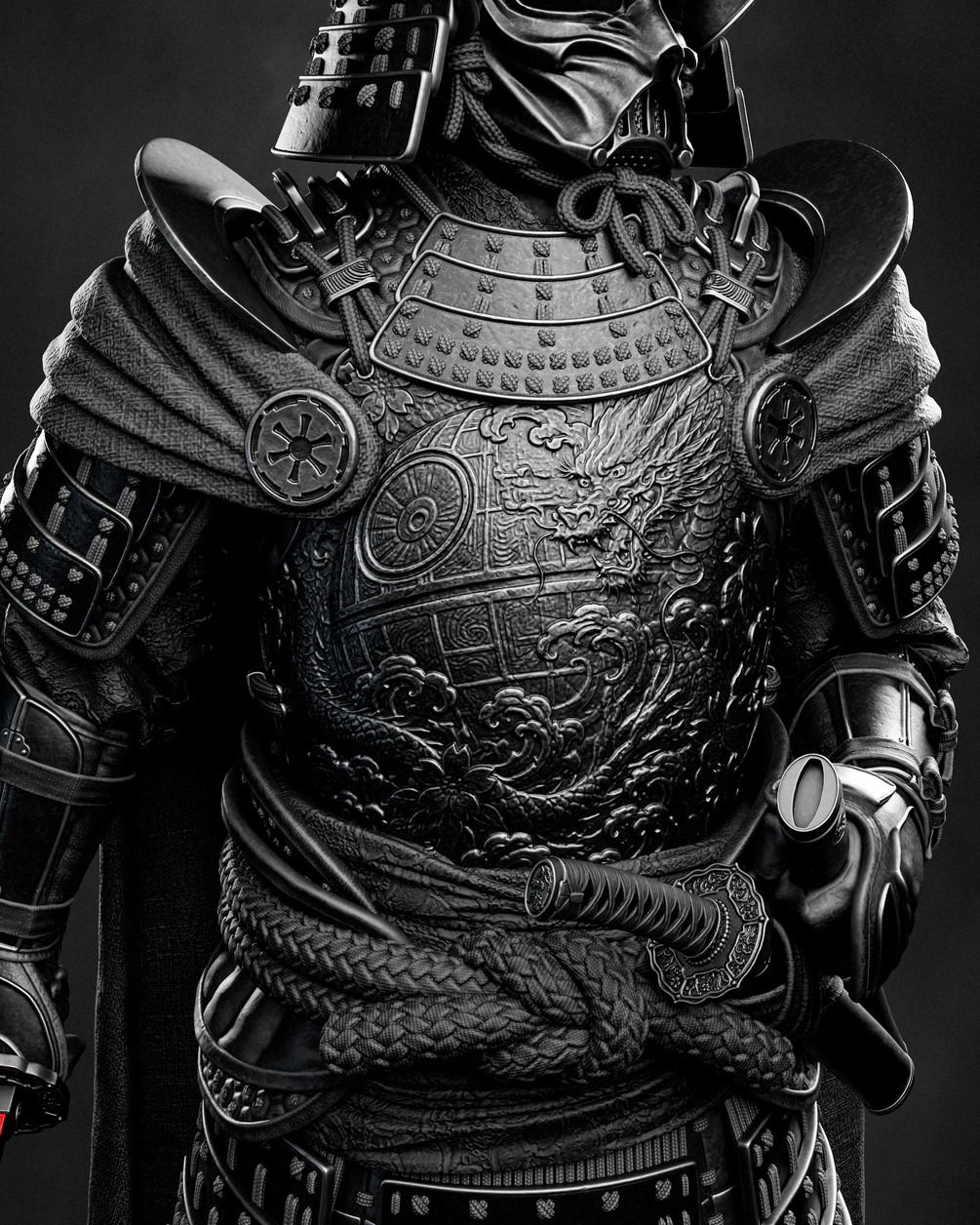 Samurai Darth Vader – Premium Resin Statue / Garage Kit (1/9 & 1/6 Scale) | CA 3D