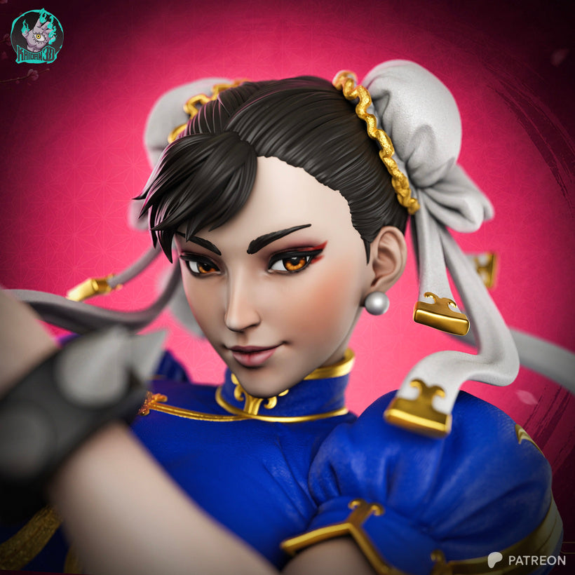 Chun-Li - Street Fighter | High-Precision 3D Printed Resin Statue / Collectible